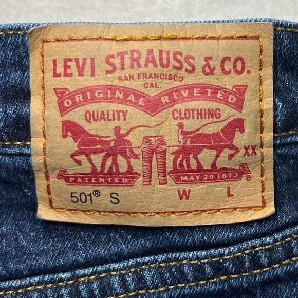 Levi's 501 skinny jeans womens size 29S (standard 8S) - Picture 5 of 5